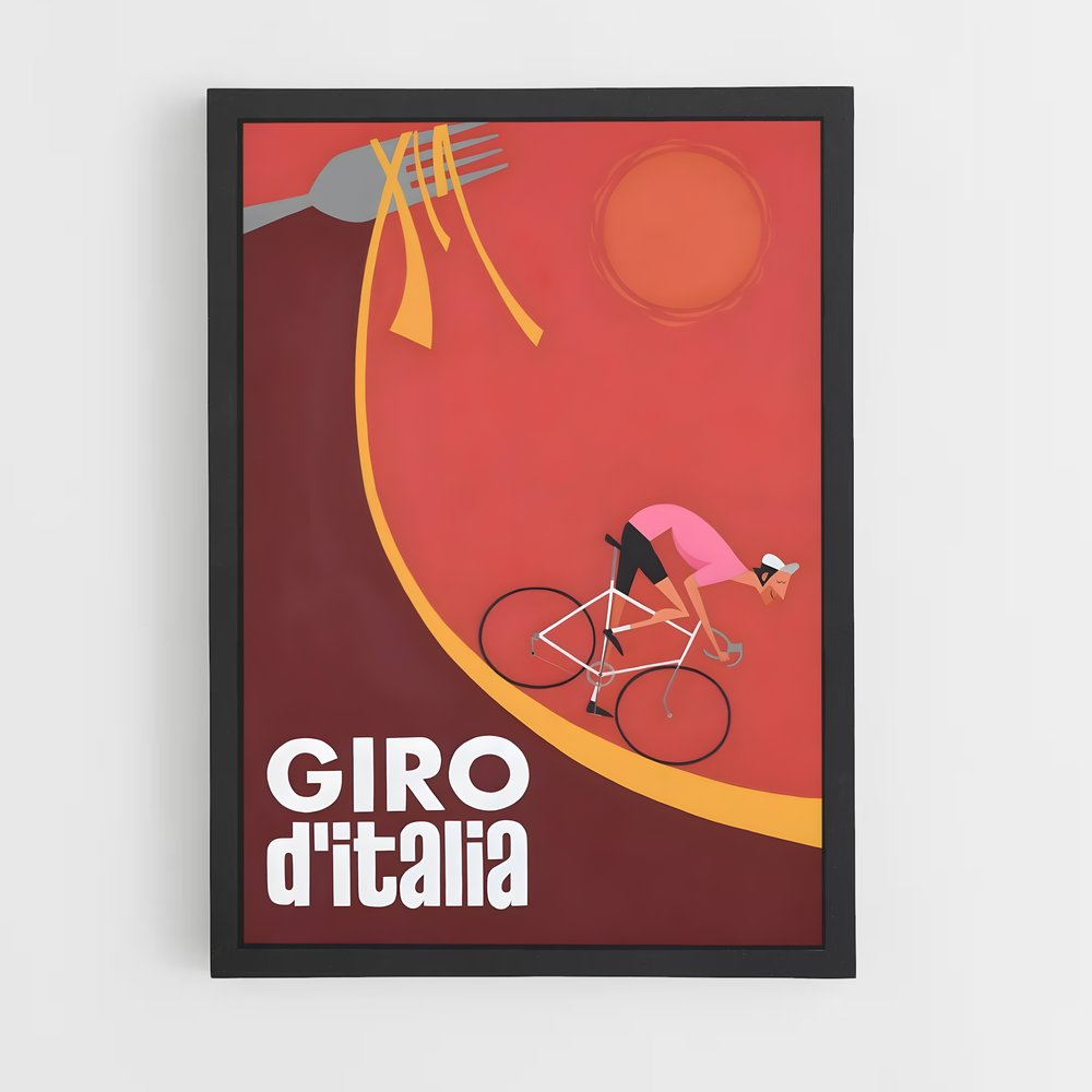 Poster Cycliste Éternel – affiche Cyclisme (vue 2)
